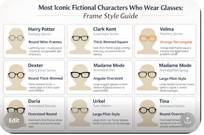 Glasses styles to avoid for heart-shaped faces